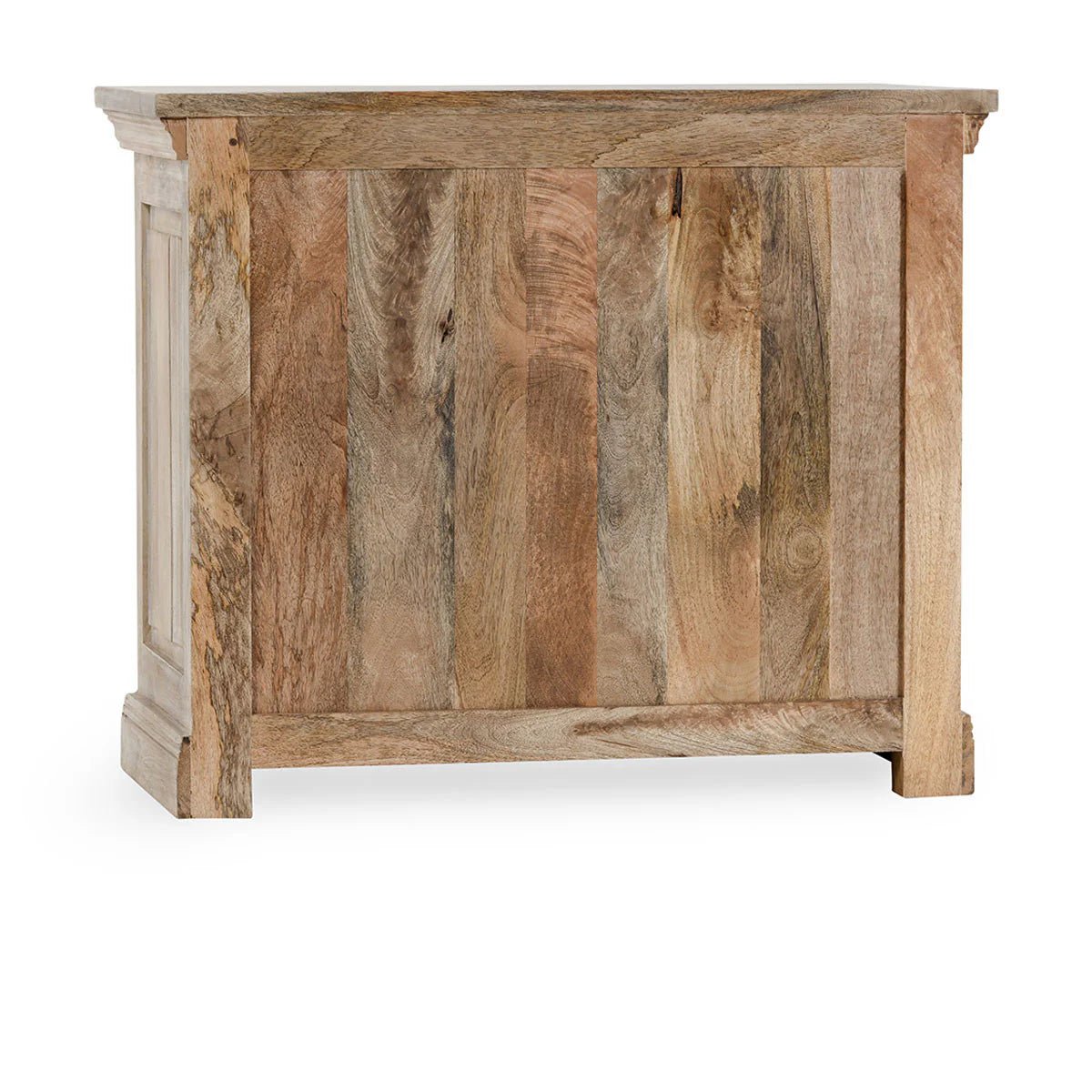 Adelaide 3 Drawer Nightstand - Natural White Wash - The Furnishery