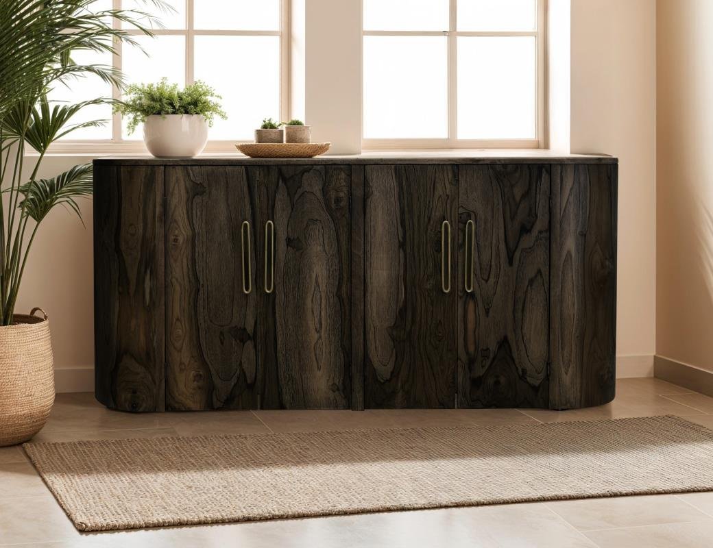 Balam - 70” Console - Black - The Furnishery