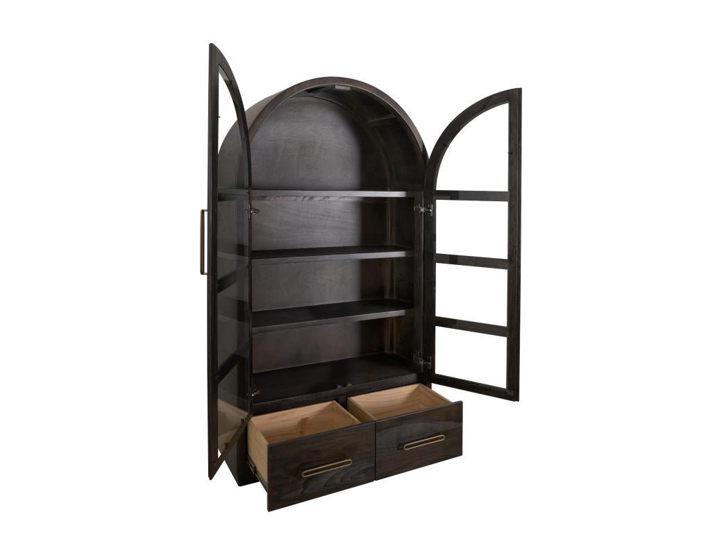 Balam - Black 74” Cabinet - The Furnishery