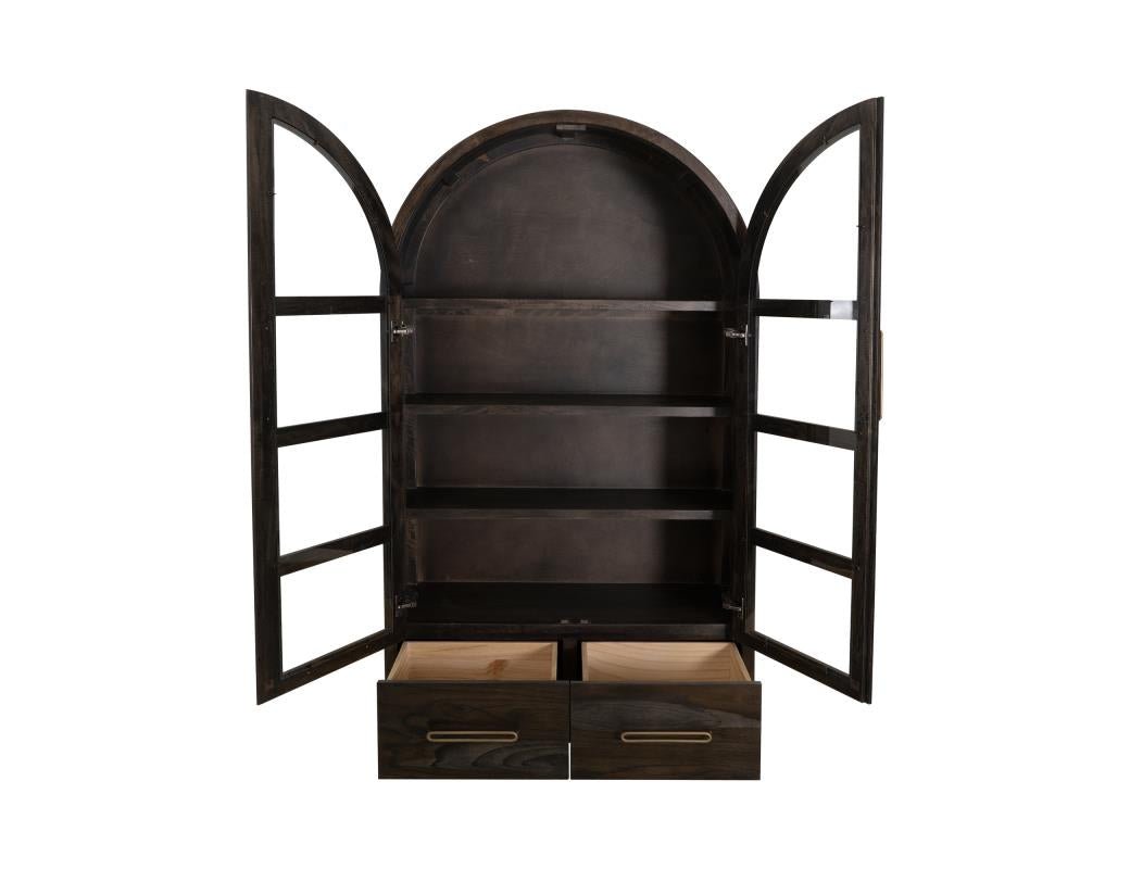 Balam - Black 74” Cabinet - The Furnishery