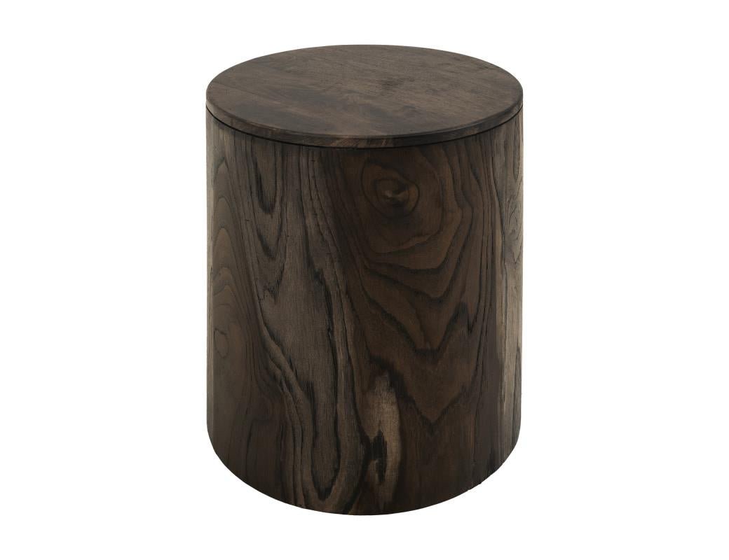 Balam Chairside Black Table - The Furnishery