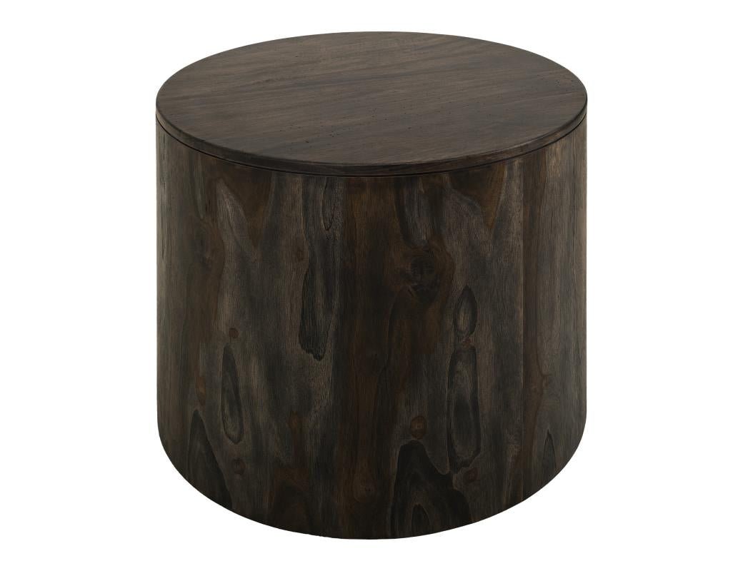 Balam End Black Table - The Furnishery