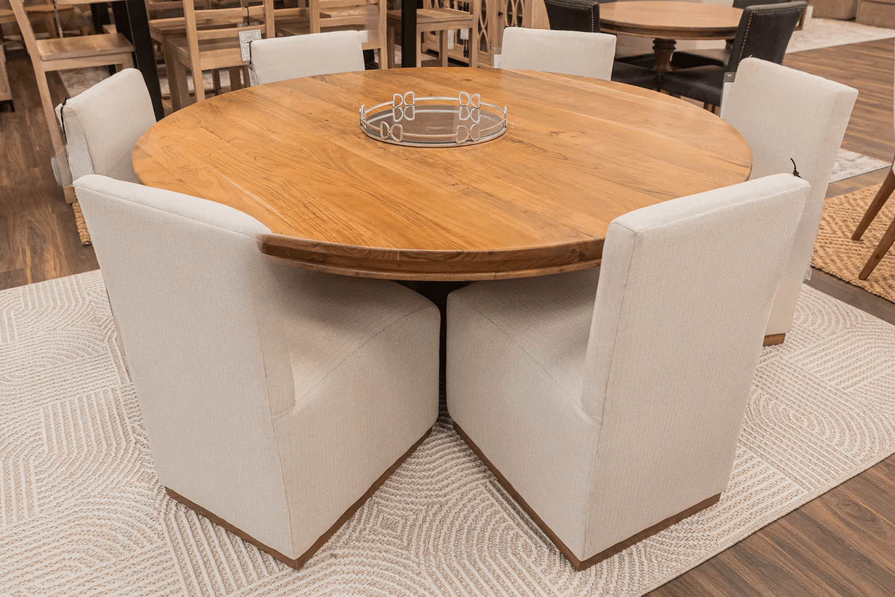 Bianca Dining Chair - Performance Cream + Natural - The Furnishery