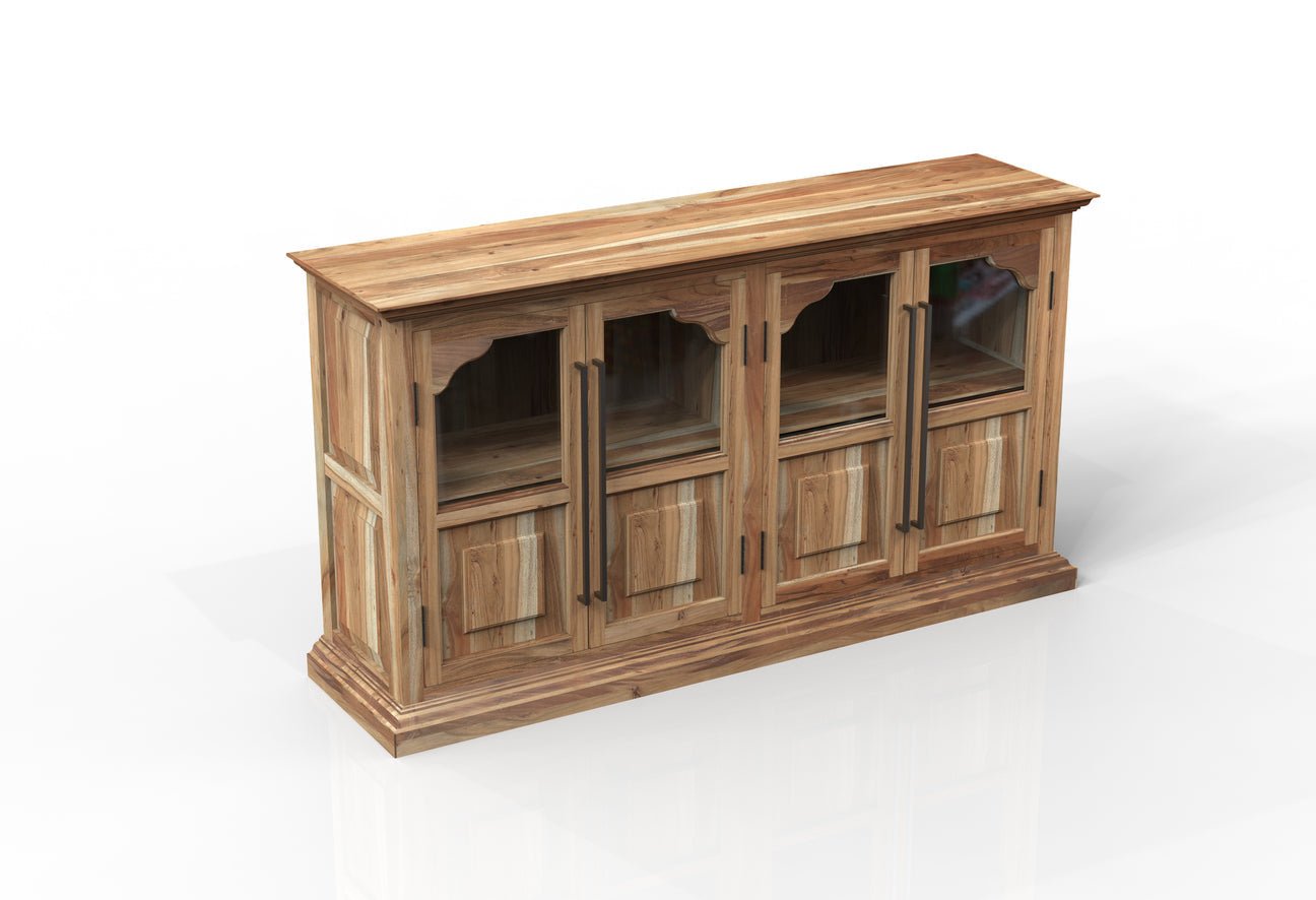 Brandon 76" 4 Door Sideboard - Natural - The Furnishery