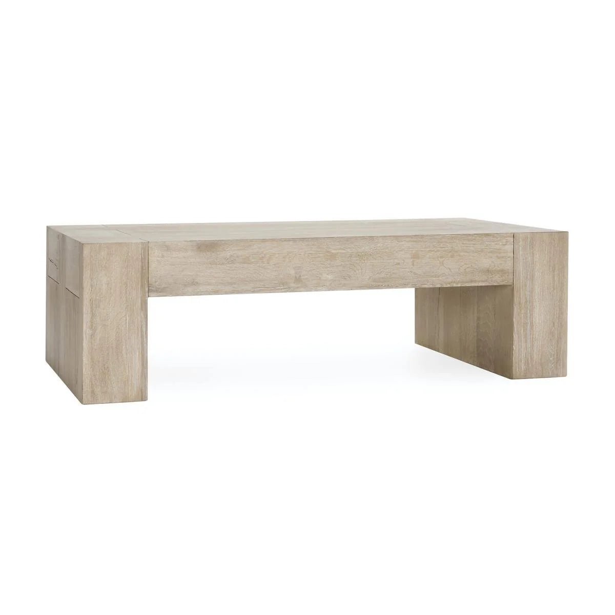 Bristol 60" Solid Wood Rectangle Coffee Table - The Furnishery