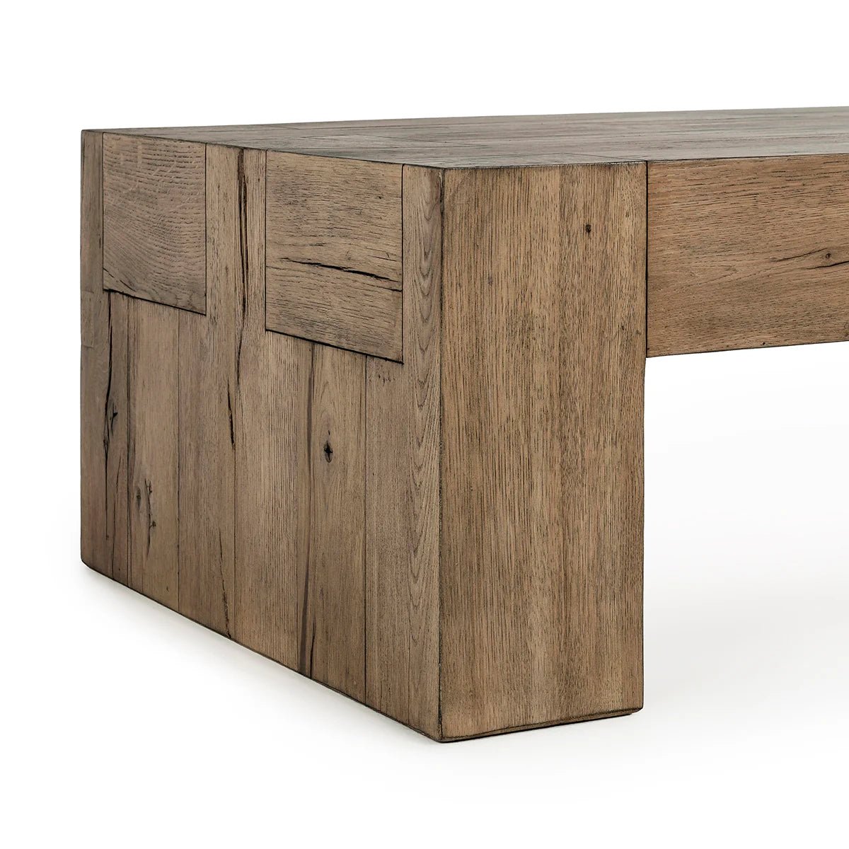 Bristol 60" Solid Wood Rectangle Coffee Table - The Furnishery