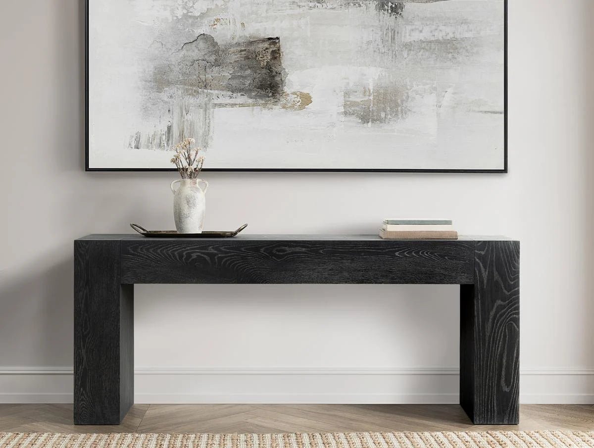 Bristol 72" Solid Wood Rectangle Console Table - The Furnishery
