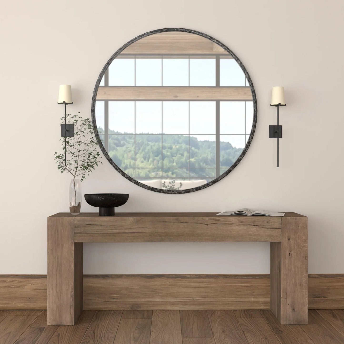 Bristol 72" Solid Wood Rectangle Console Table - The Furnishery