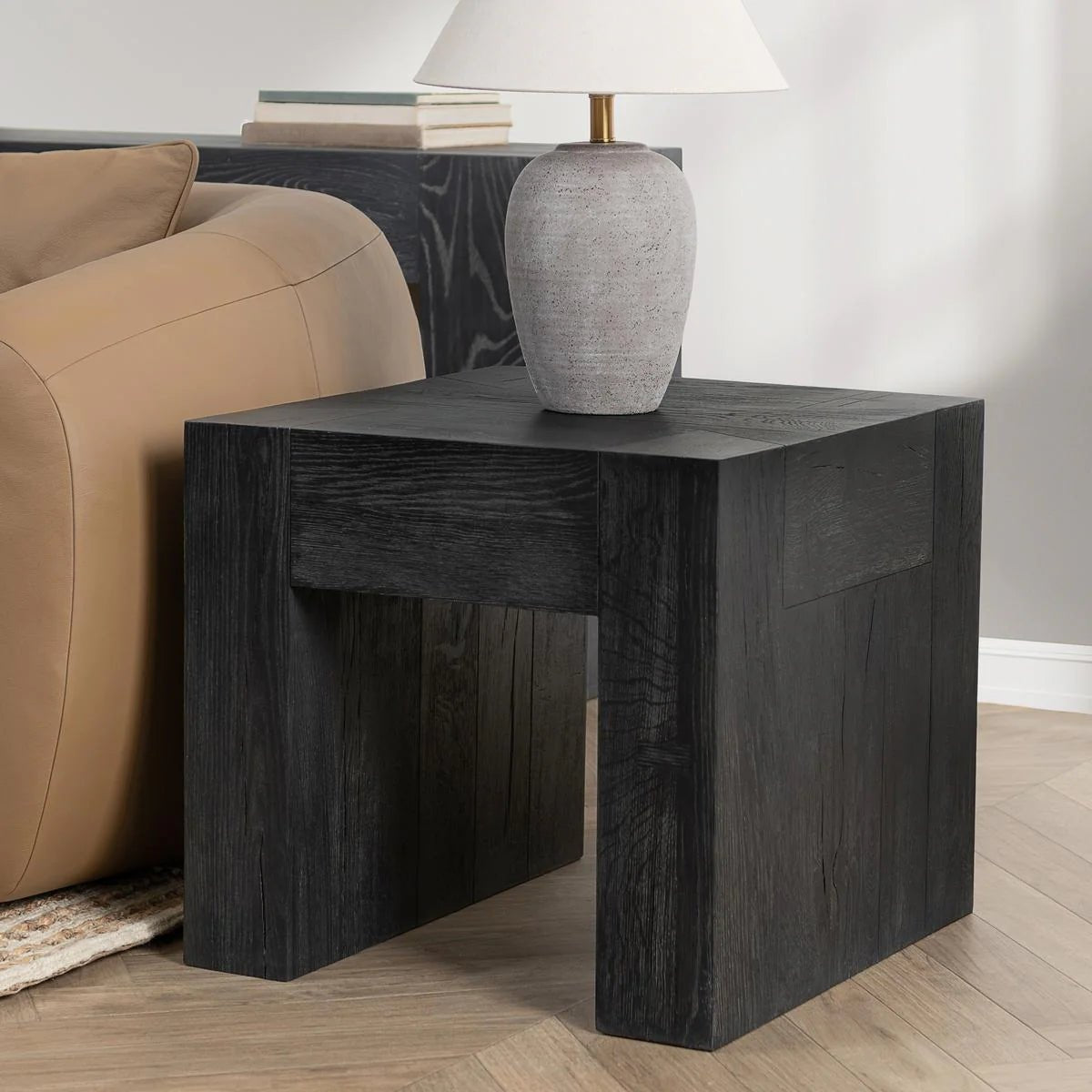 Bristol Solid Wood Square End Table - The Furnishery