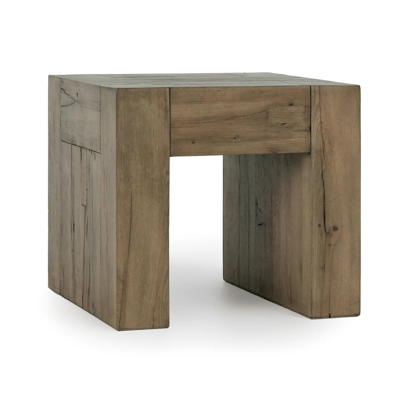 Bristol Solid Wood Square End Table - The Furnishery