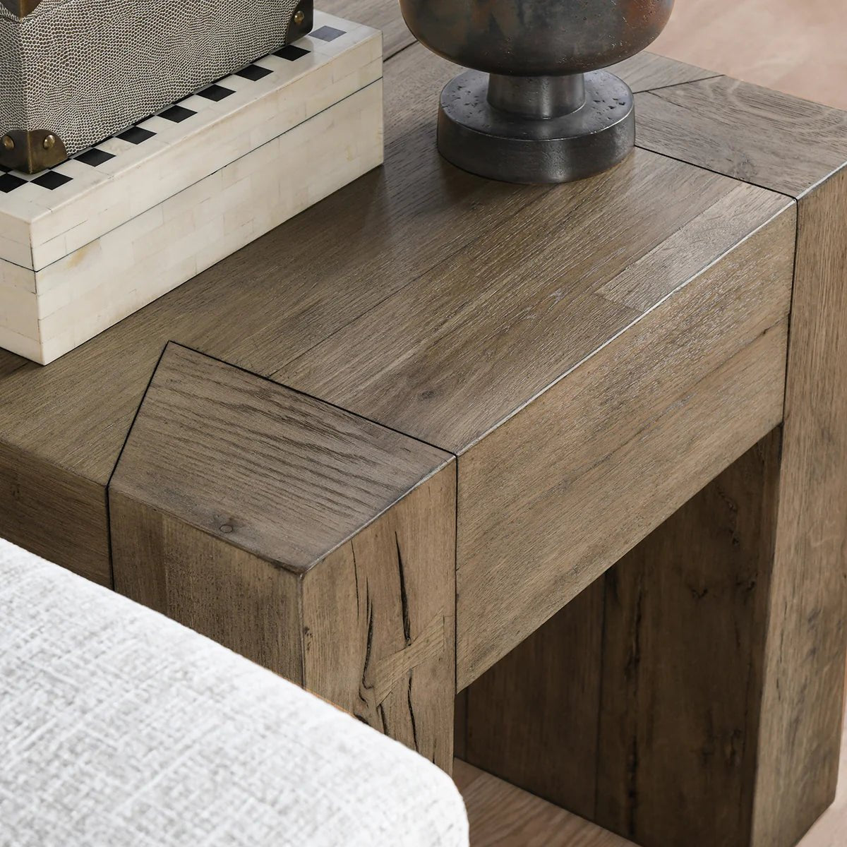 Bristol Solid Wood Square End Table - The Furnishery
