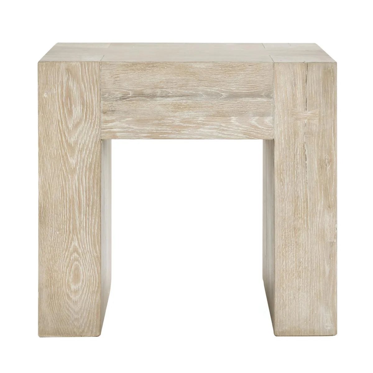 Bristol Solid Wood Square End Table - The Furnishery