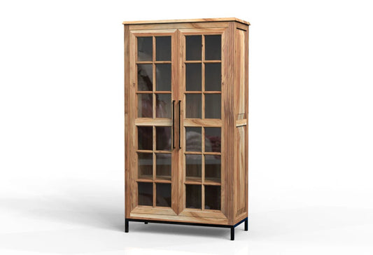 Cantwell 72" 2 Door Short Cabinet - Natural - The Furnishery