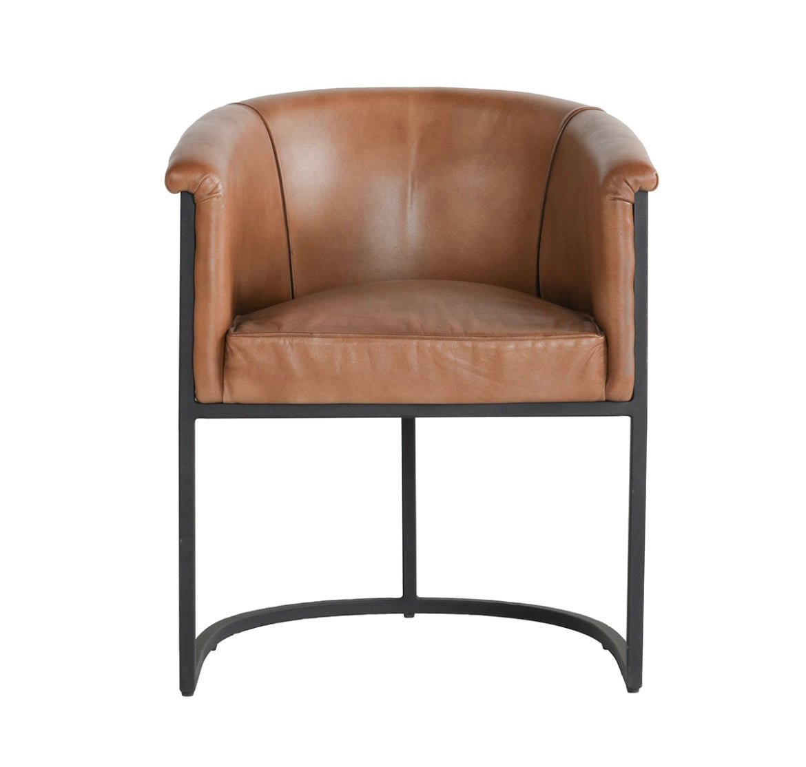 Hester Leather Dining Chair - The Furnishery