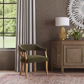 Janis Horsehoe Dining Chair (Cream or Green) - The Furnishery