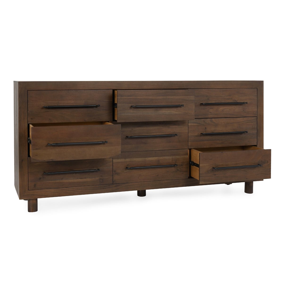 Jason Wood Dresser - Cocoa Brown - The Furnishery