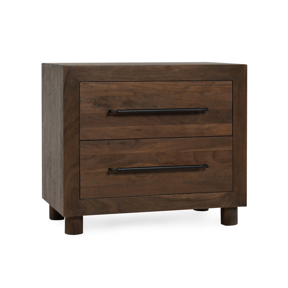 Jason Wood Nightstand - Cocoa Brown - The Furnishery
