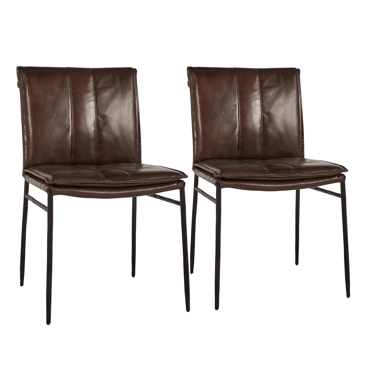Mining Dining Chair - Top Grain Leather - 4 Colors (Pre-Order) - The Furnishery