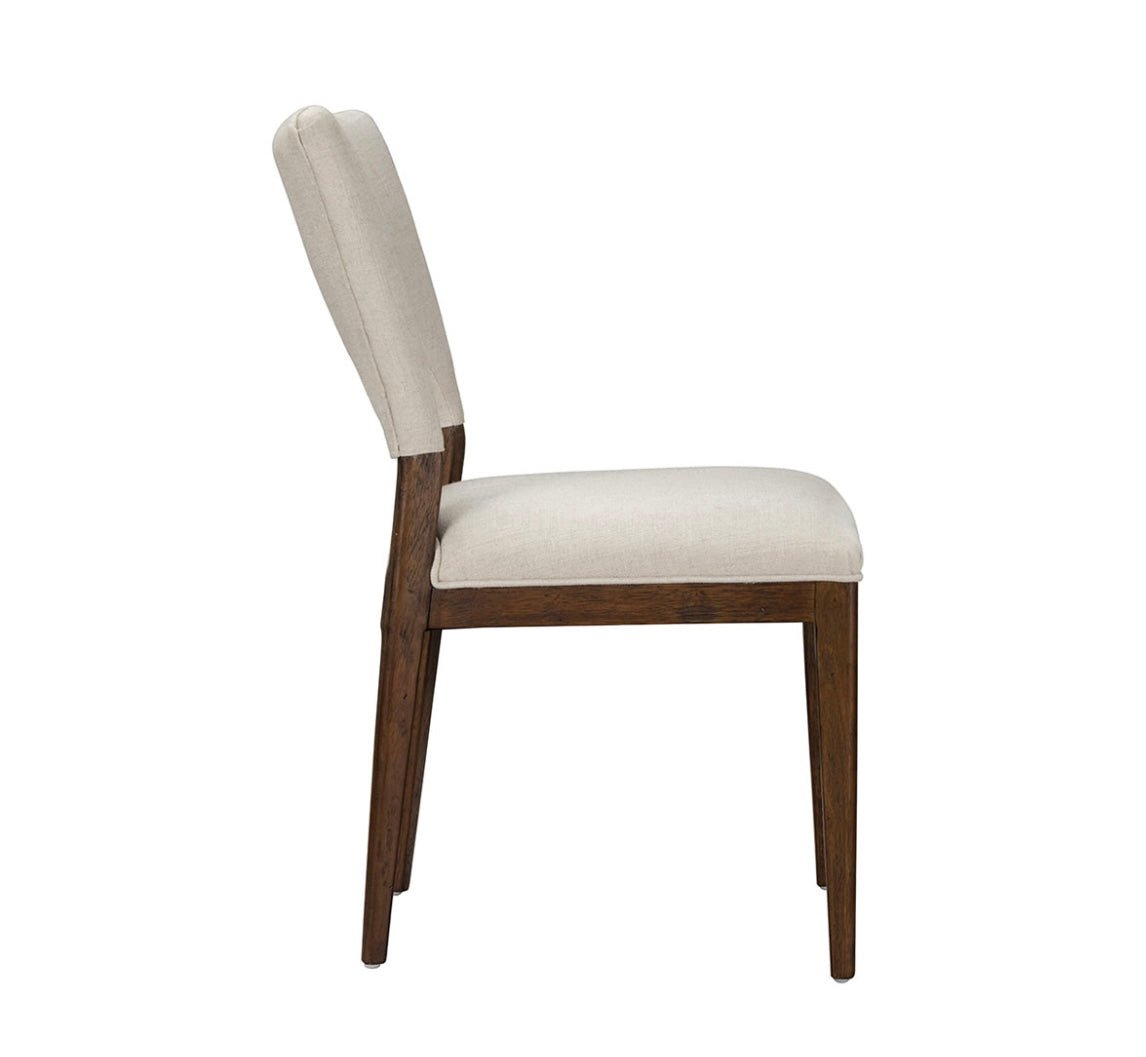 Mitchel Upholstered Dining Chair Set of 2 - Natural or Grey - The Furnishery