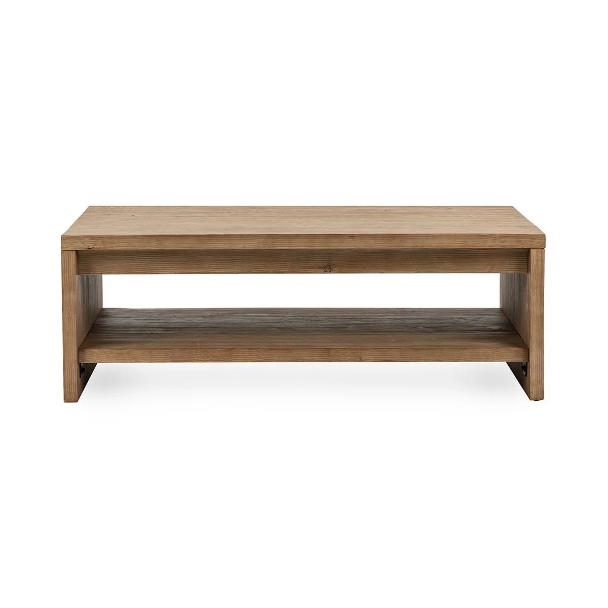 Nalani 52" Solid Wood Rectangle Coffee Table - The Furnishery