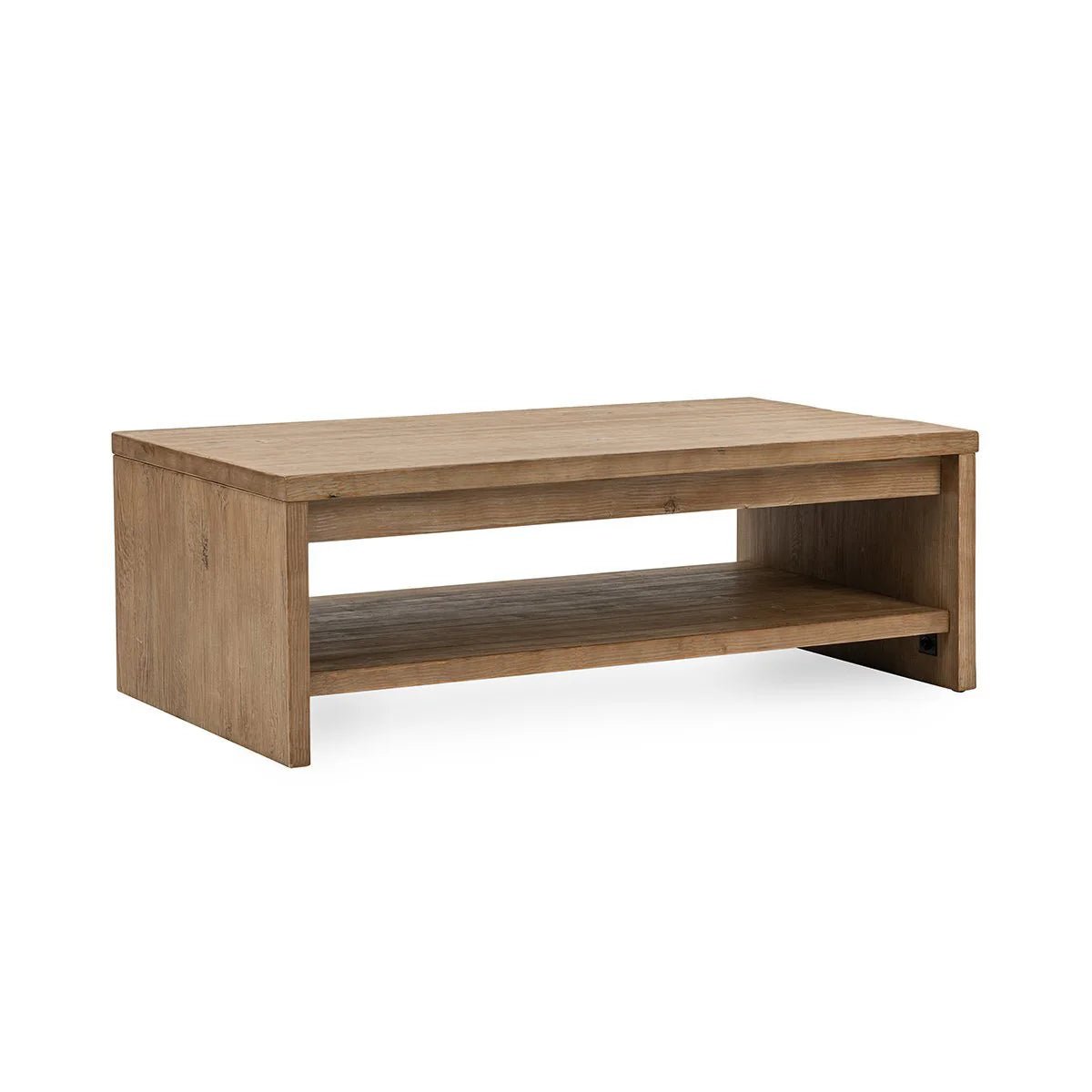 Nalani 52" Solid Wood Rectangle Coffee Table - The Furnishery
