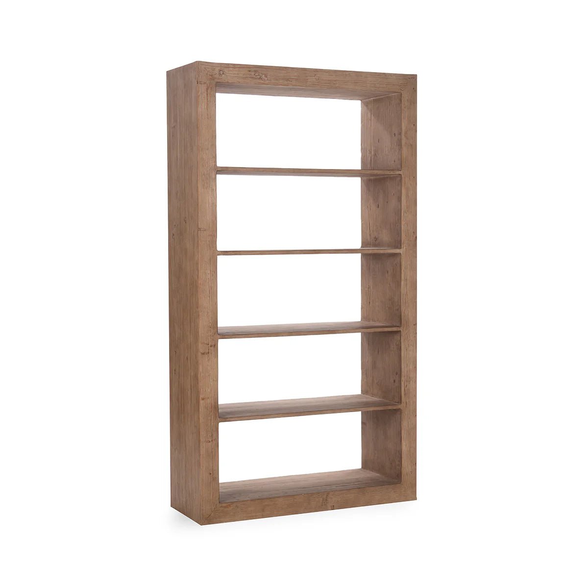 Nalani 88" Solid Wood Bookshelf - The Furnishery