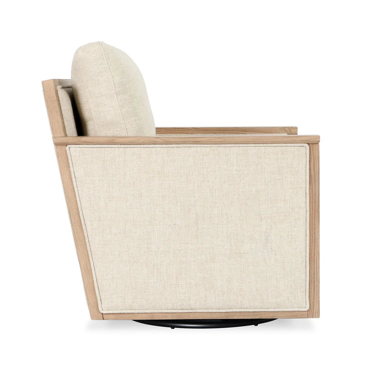 Norman Upholstered Swivel Chair - The Furnishery