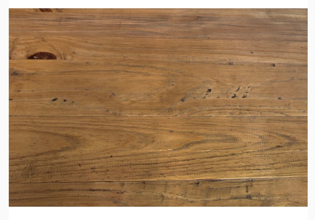 Saddle 2-Drawer Recycled Pine Nightstand in Natural Finish - The Furnishery