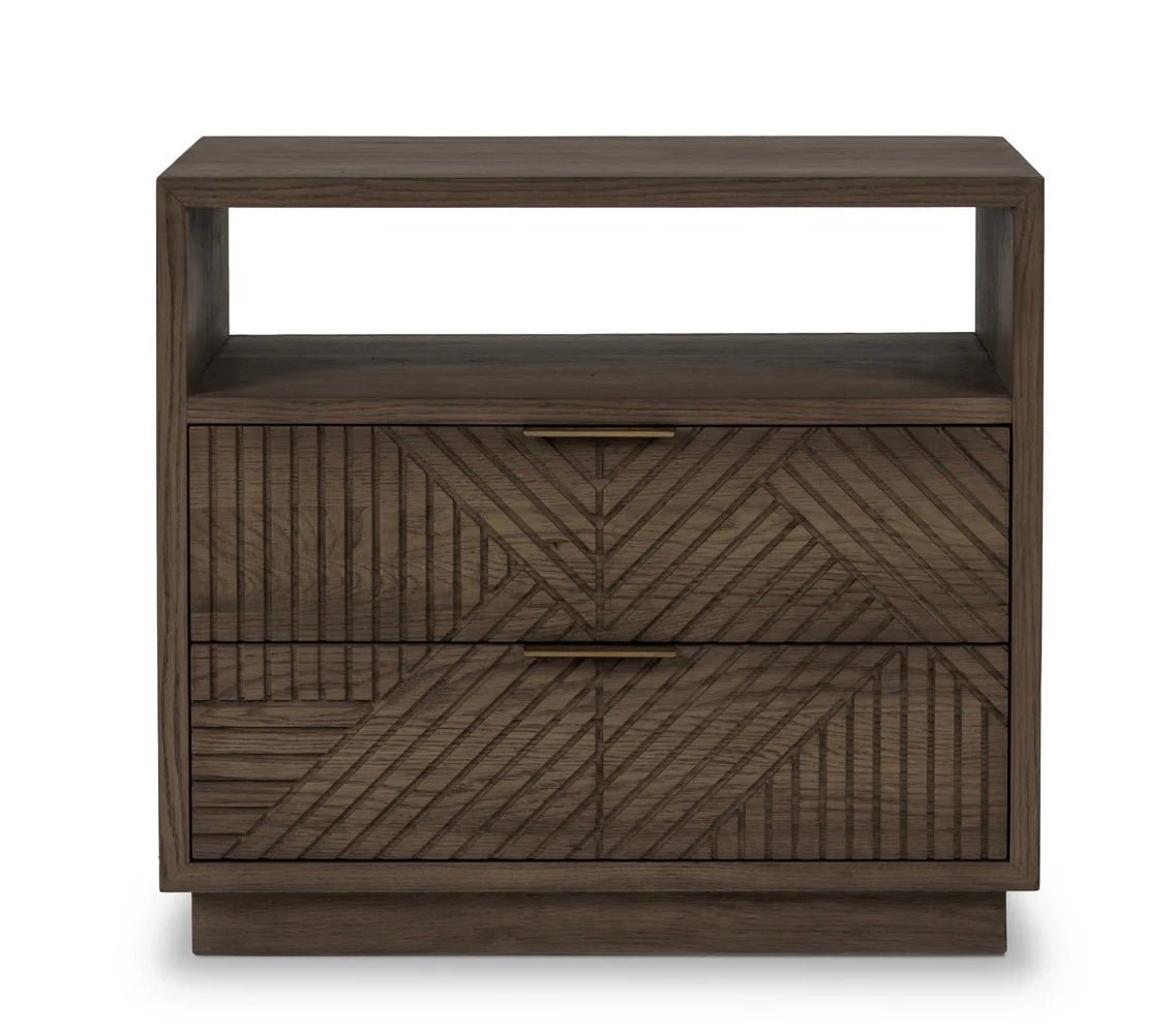 Santa Clara 2 Drawer Nightstand - The Furnishery