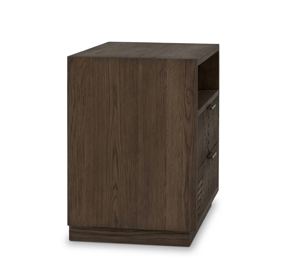 Santa Clara 2 Drawer Nightstand - The Furnishery