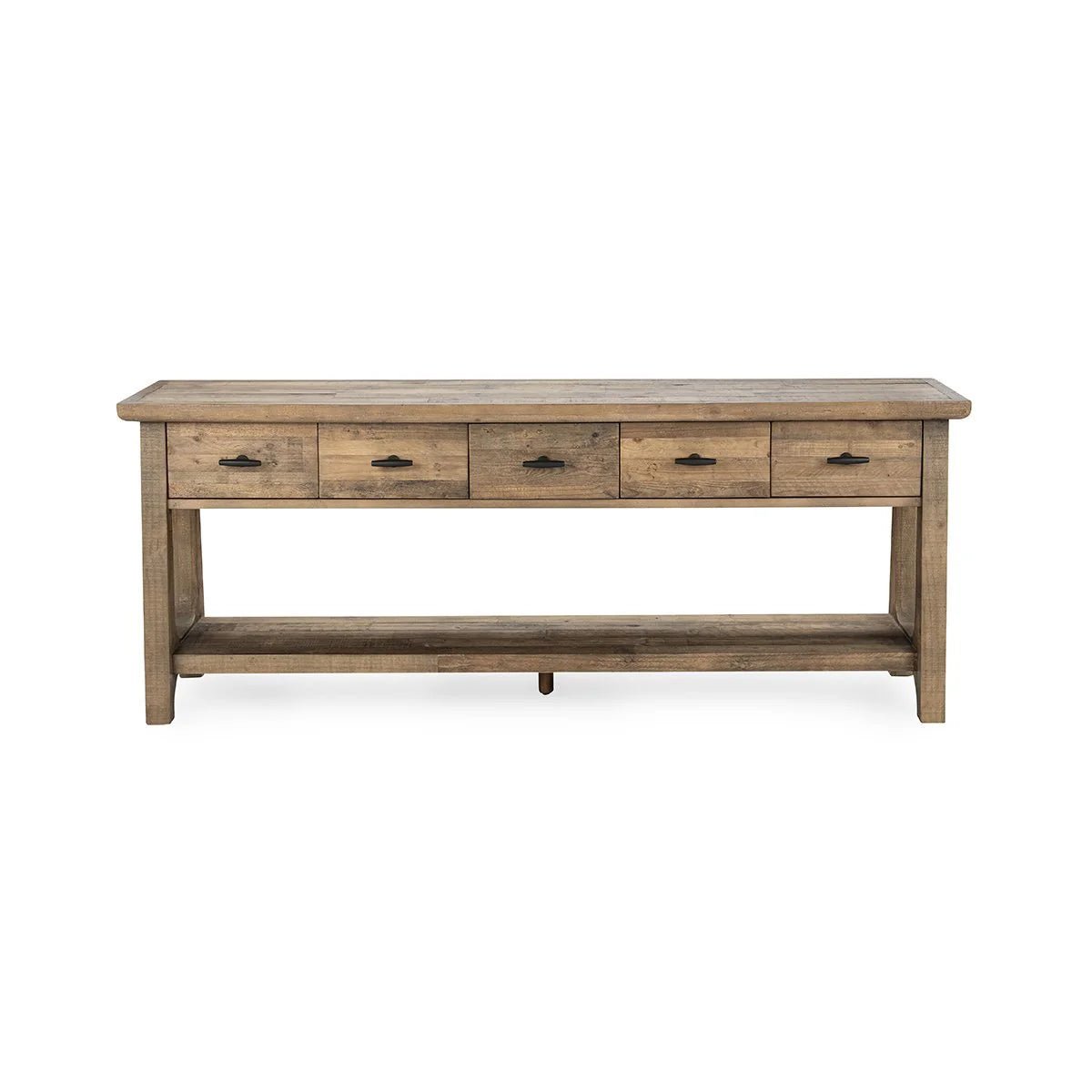 TALLADEGA SOLID WOOD 82” RECTANGLE CONSOLE TABLE - The Furnishery