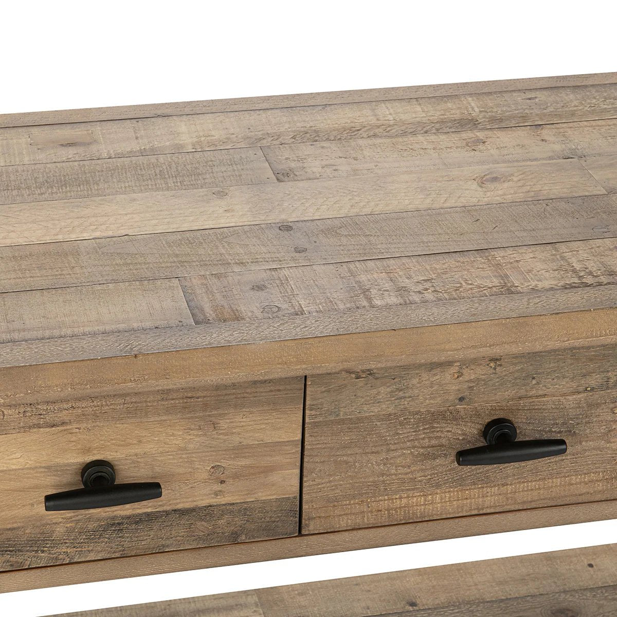 TALLADEGA SOLID WOOD 82” RECTANGLE CONSOLE TABLE - The Furnishery
