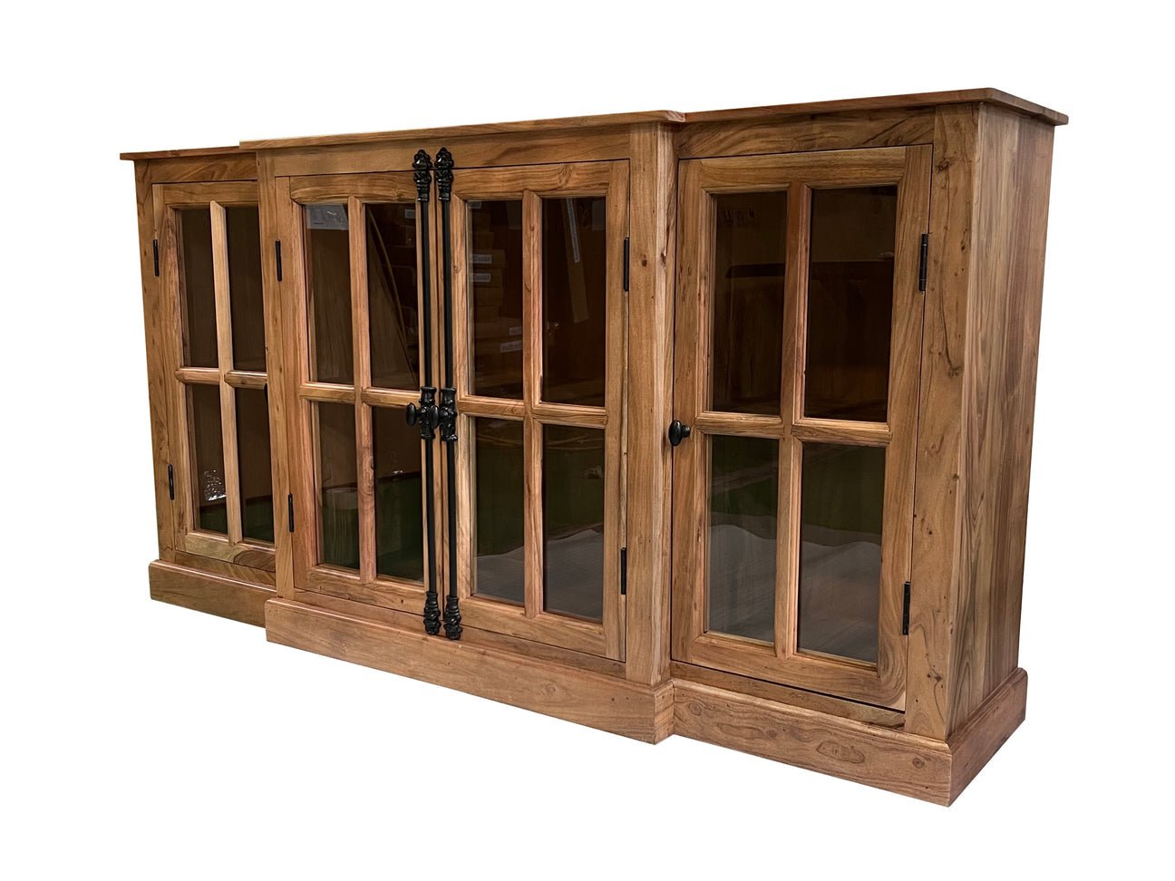 Willis 72 " 4 Door Breakfront Sideboard - Natural - The Furnishery