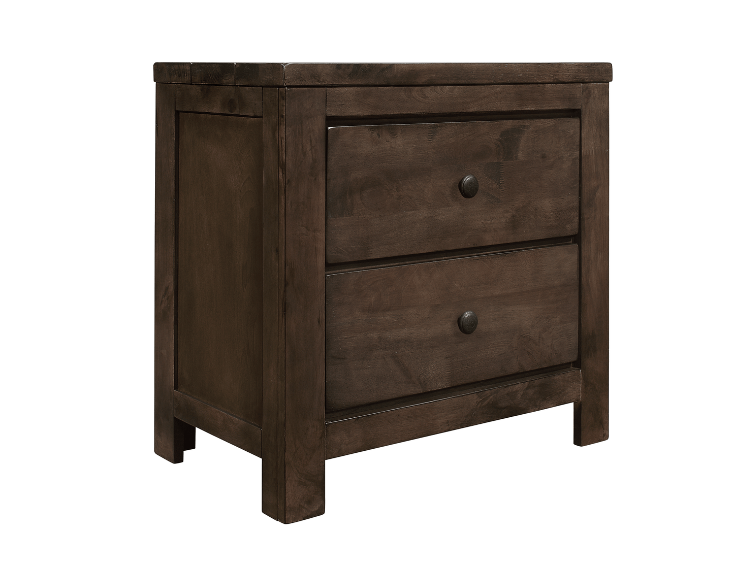 Asher Hill 2 Drawer Night Stand - The Furnishery