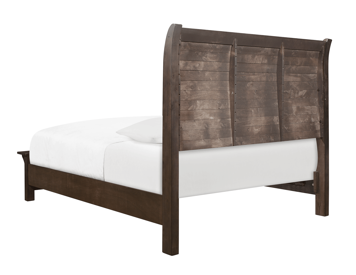 Asher Hill Sleigh Bed - The Furnishery