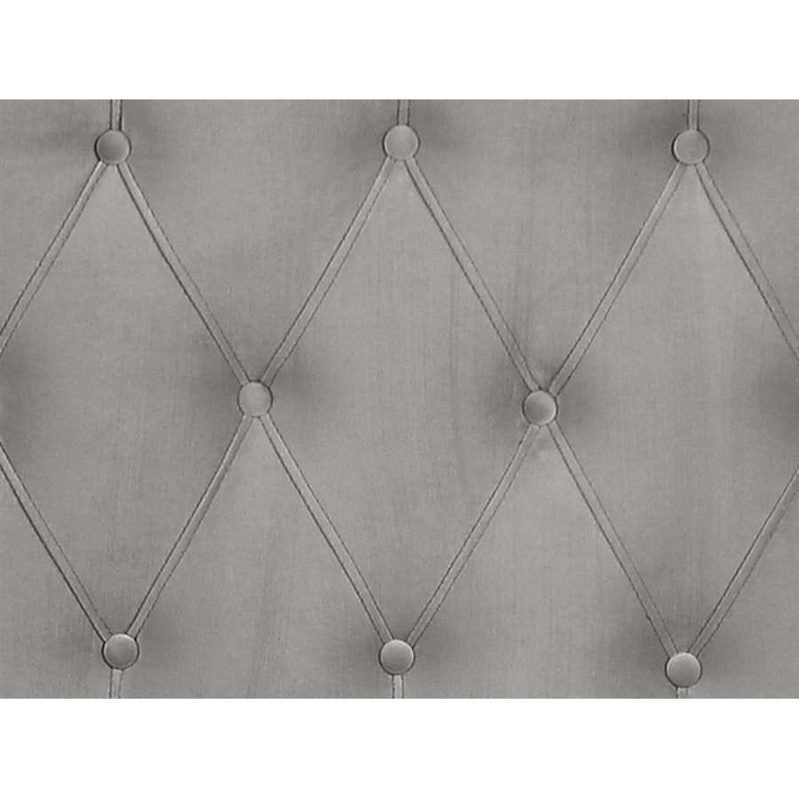 Aurora Tufted Upholstered Bed - Light Grey - The Furnishery