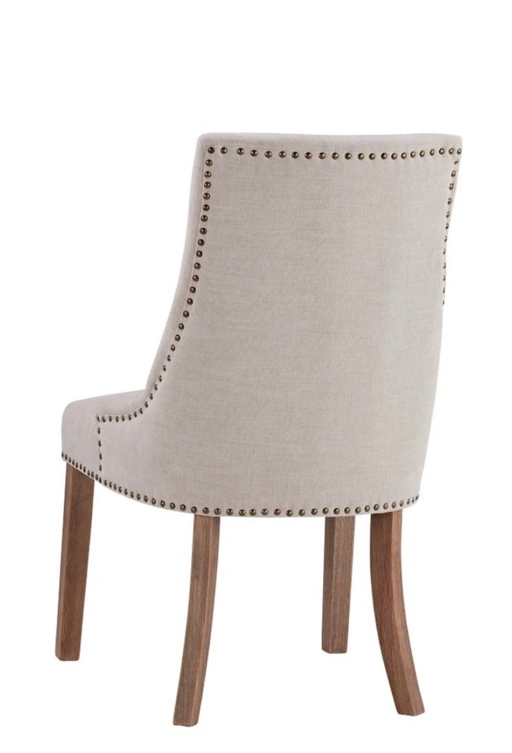 Brock Side Chair (Washable Oatmeal) - The Furnishery