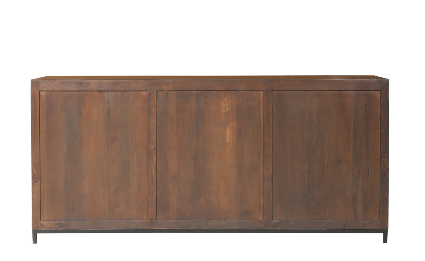Corey 82" 4 Door Sideboard - Natural + Black - The Furnishery