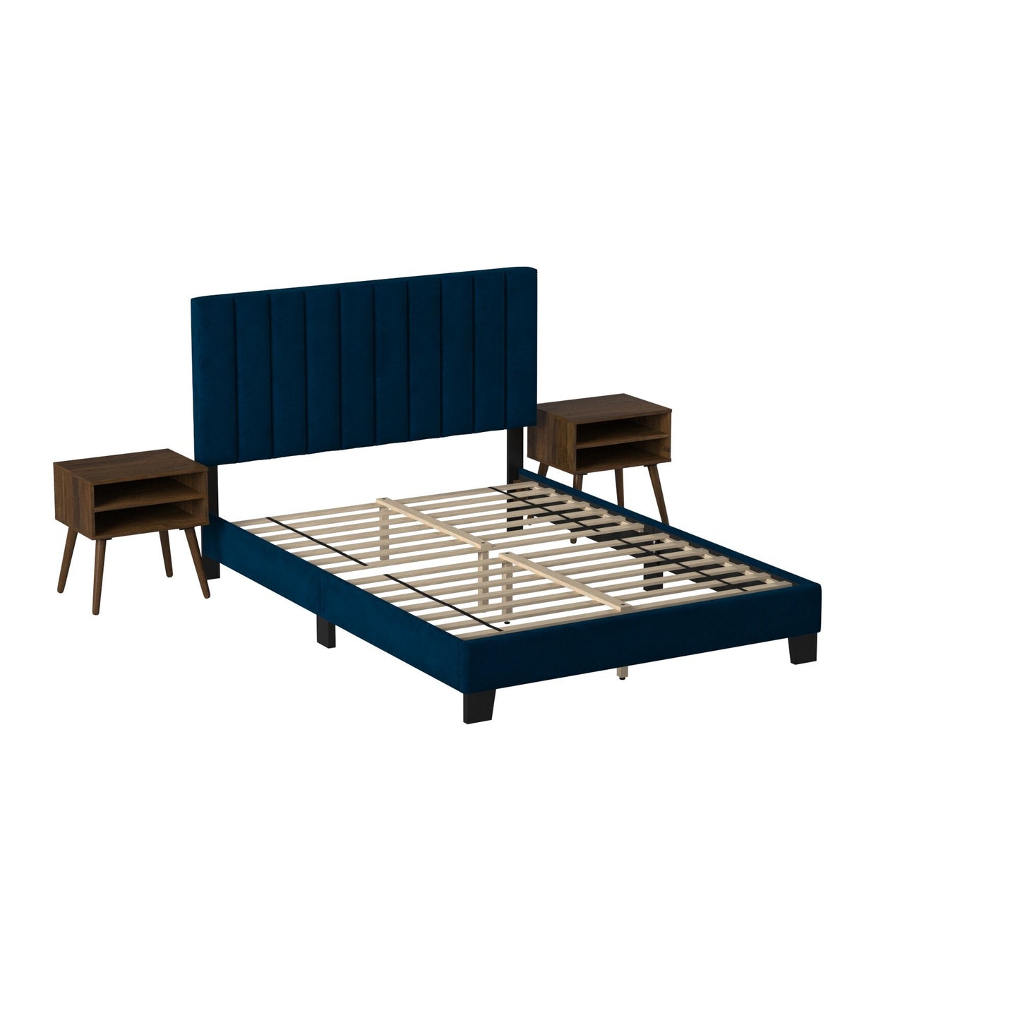Dakota Bed & Nightstand Combo - The Furnishery