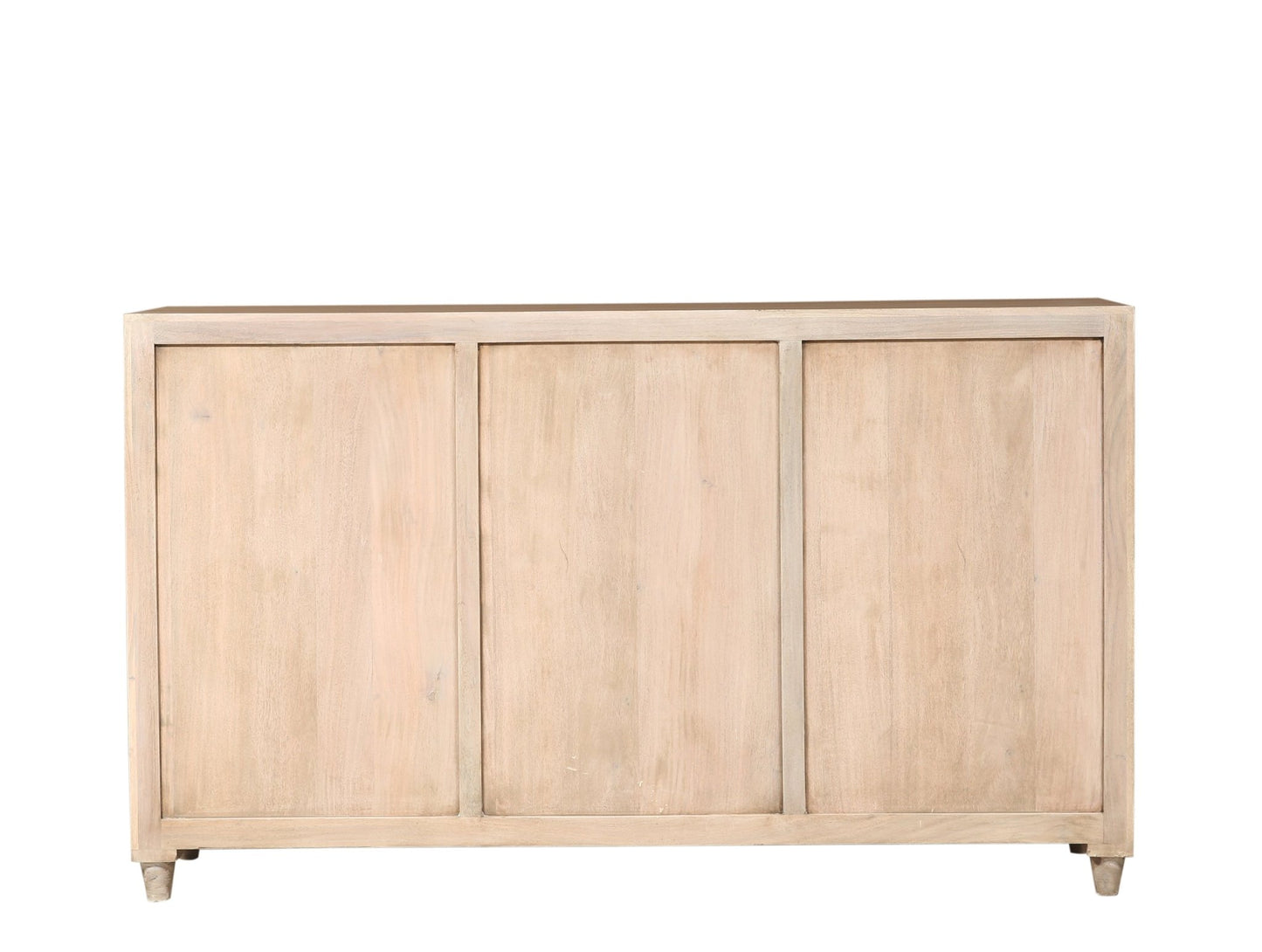 Dominique 71" 4 Door Sideboard - New White Wash - The Furnishery