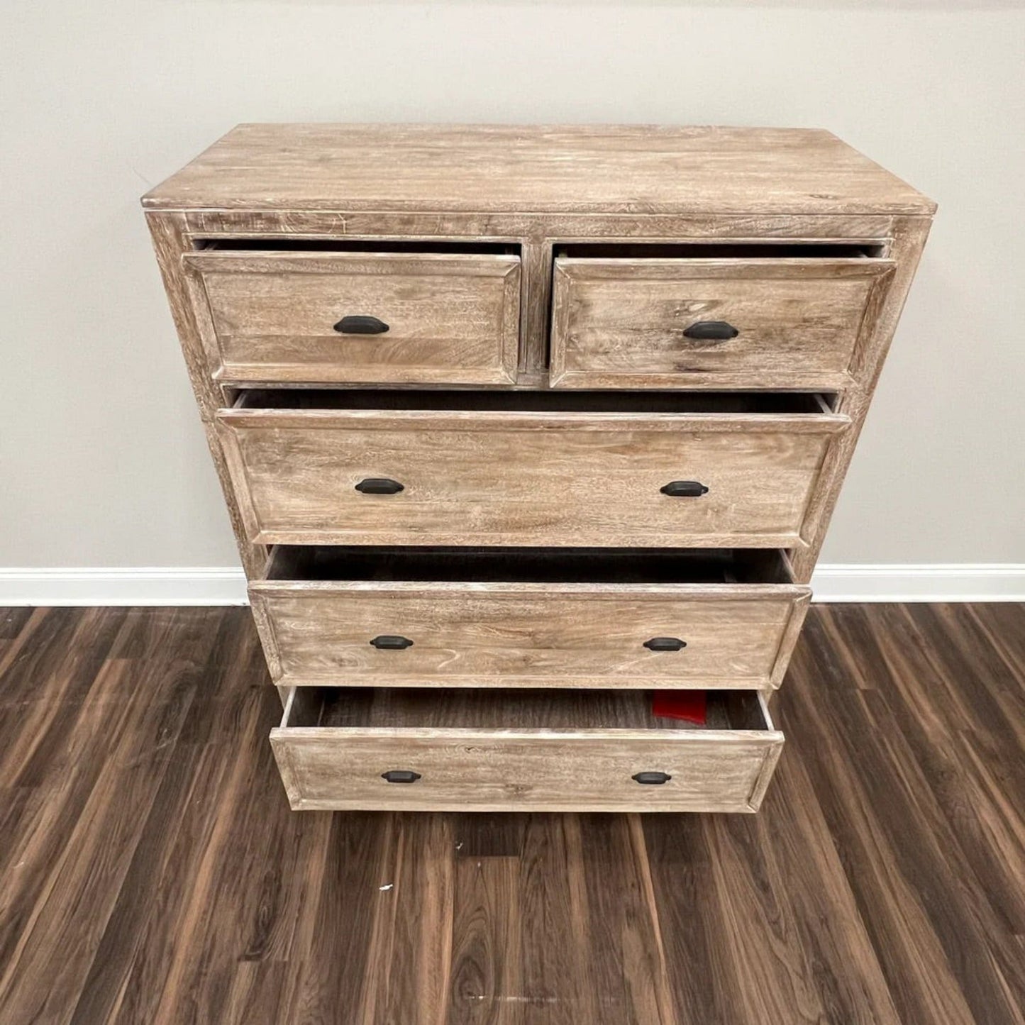 Fia 5 Drawer Chest - Sand - The Furnishery