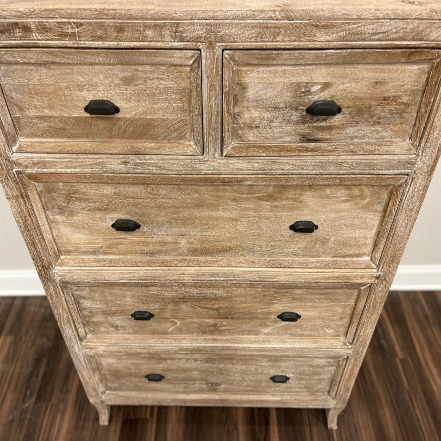 Fia 5 Drawer Chest - Sand - The Furnishery