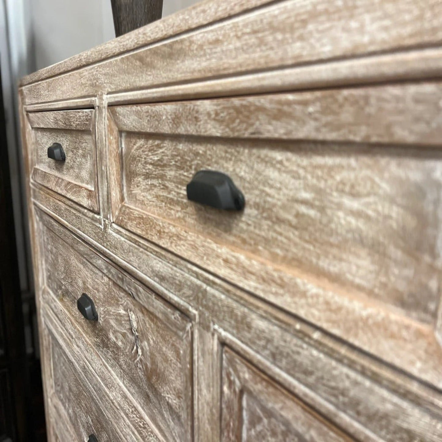 Fia 5 Drawer Chest - Sand - The Furnishery