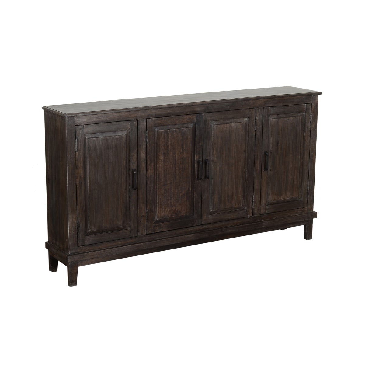 Harlene 67" 4 Door Sideboard - Natural Black - The Furnishery
