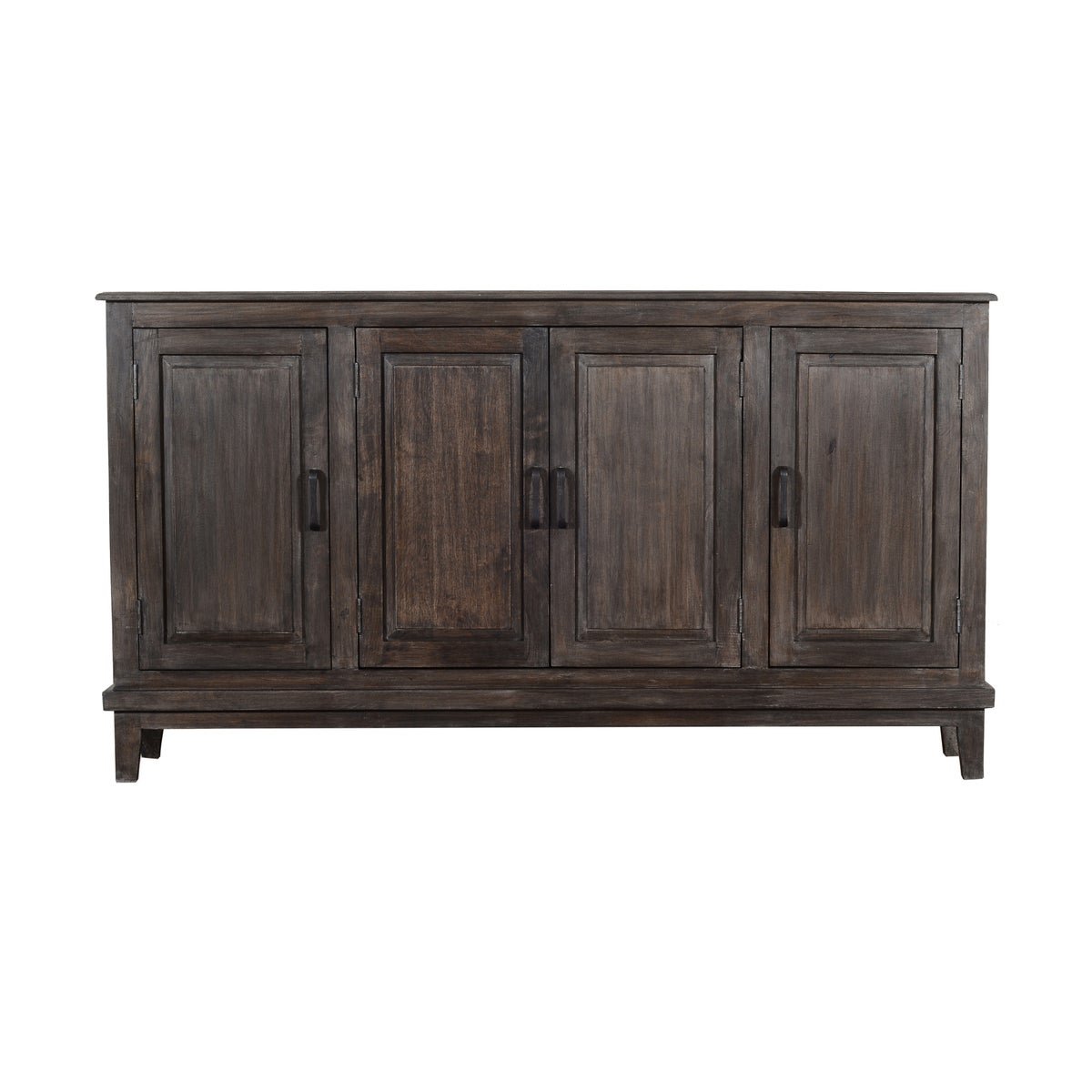 Harlene 67" 4 Door Sideboard - Natural Black - The Furnishery