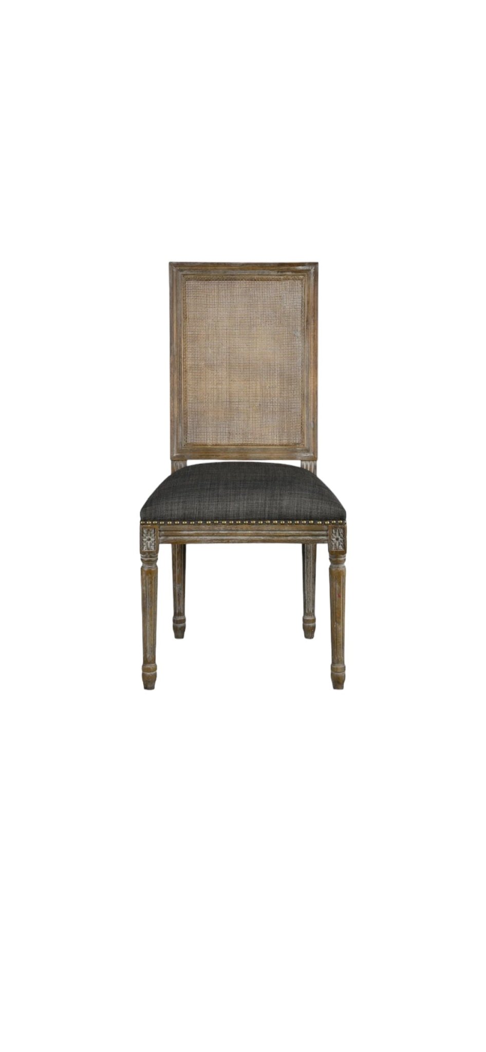 Harrison Square Side Chair W/Cane (Urban Bank) - The Furnishery
