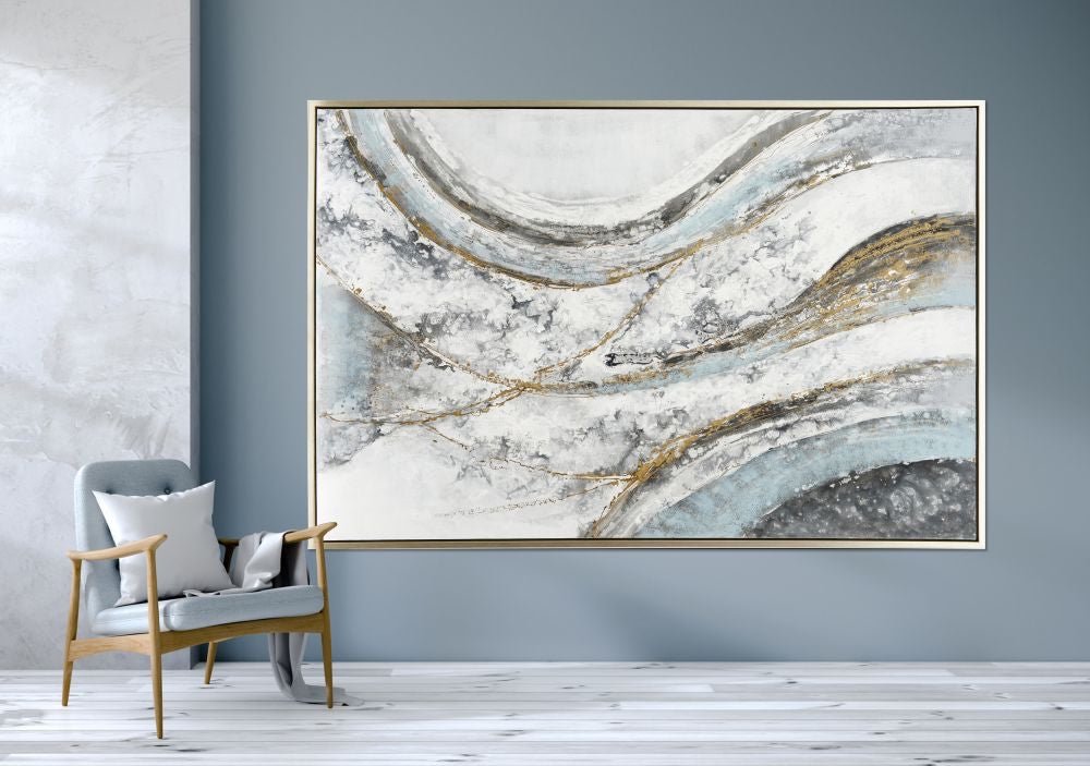Hue Transition - Oil Painting - 43" x 72" - The Furnishery