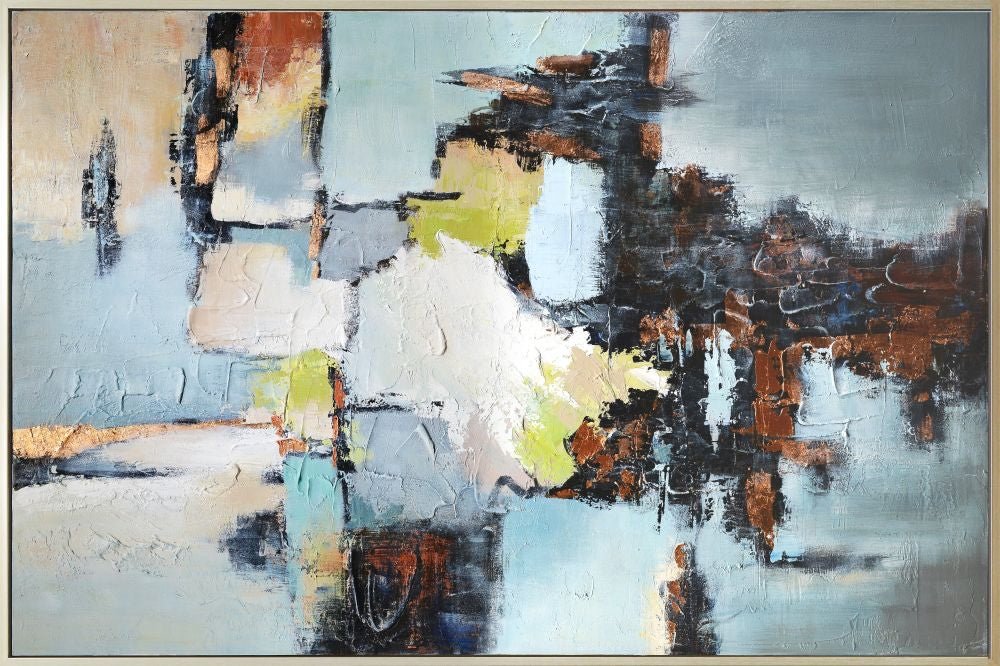 Illuminated Energy - Oil Painting - 46" x 70" - The Furnishery