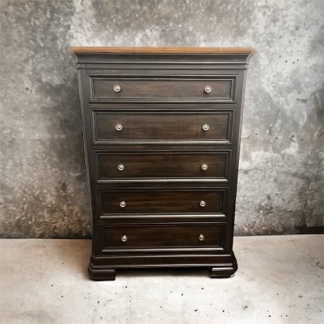 Logan Mahogany - 6 Drawer Chest - The Furnishery