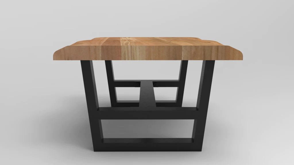 Malcolm Acacia 52" Live Edge Coffee Table - Natural - The Furnishery